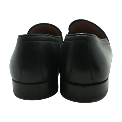 Black Moccasin with Gancini Ornament