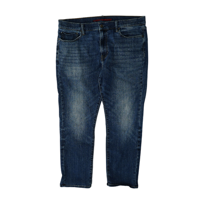 Navy Straight Jeans