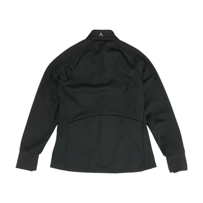 Black Solid Active Jacket