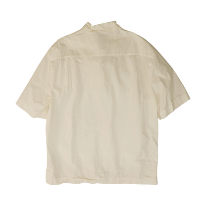 White Solid Short Sleeve Polo