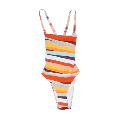 Multi Striped One-Piece
