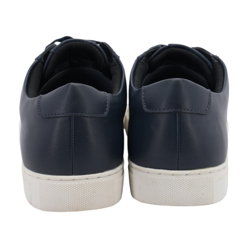 Navy Lace-Up Casual Shoes