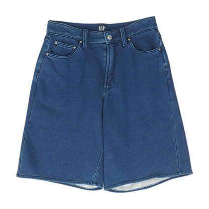 Blue Solid Active Shorts