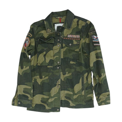 Green Camo Denim Jacket
