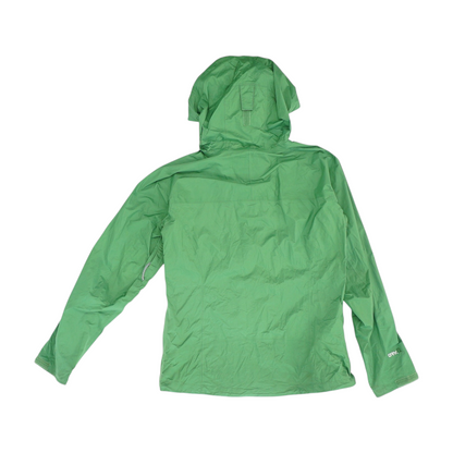 Green Solid Rain Jacket