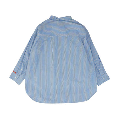 Blue Striped Long Sleeve Button Down