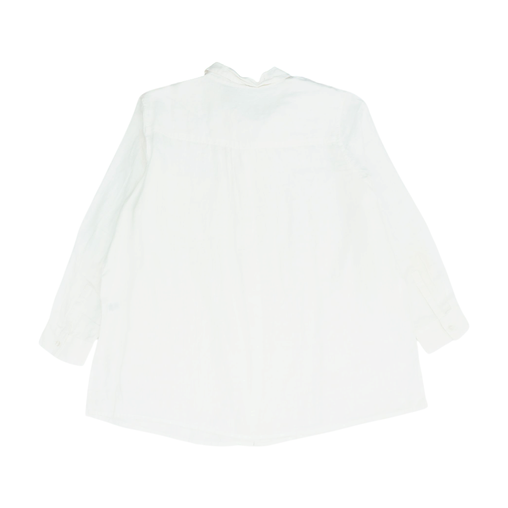 White Plus Size Button Down