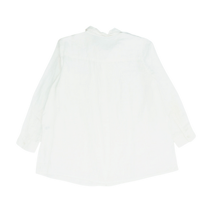 White Plus Size Button Down