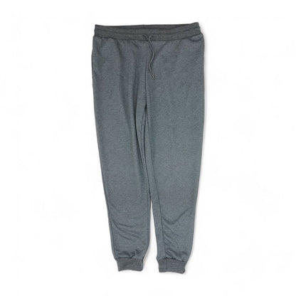 Gray Solid Joggers Pants