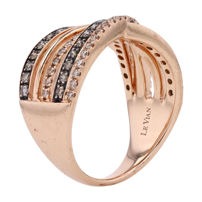 5/8 ctw 14K Rose Gold Diamond Fashion Ring