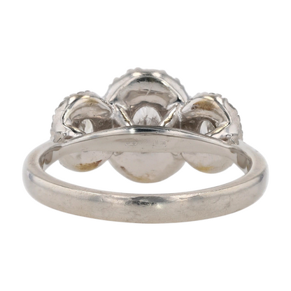 1 1/4 ctw 14K White Gold Diamond Engagement Ring