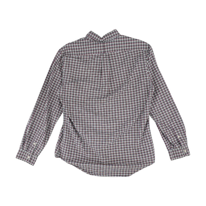 Multi Plaid Long Sleeve Button Down