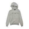 Gray Solid Hoodie Pullover