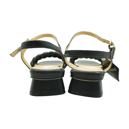 Black Heeled Sandals