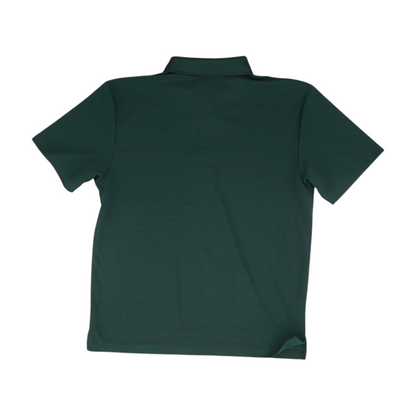 Green Solid Short Sleeve Polo
