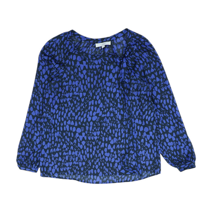 Black Graphic Blouse