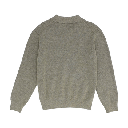 Brown Solid Pullover Sweater