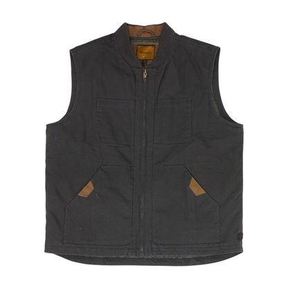 Gray Solid Vest