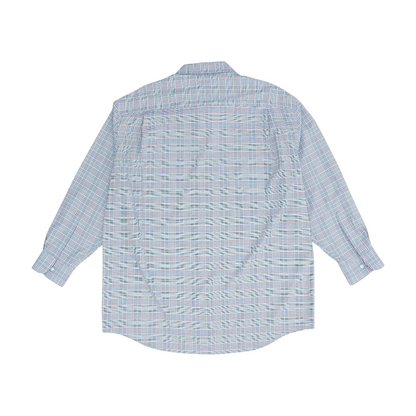 Multi Check Long Sleeve Button Down