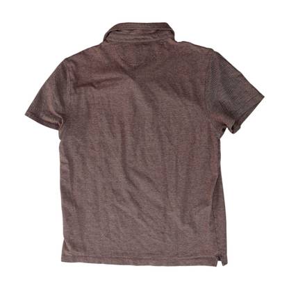 Purple Solid Short Sleeve Polo