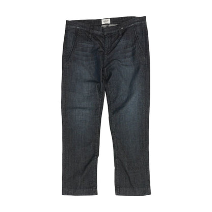 Blue Solid Pants