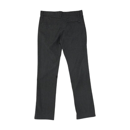 Gray Solid Chino Pants