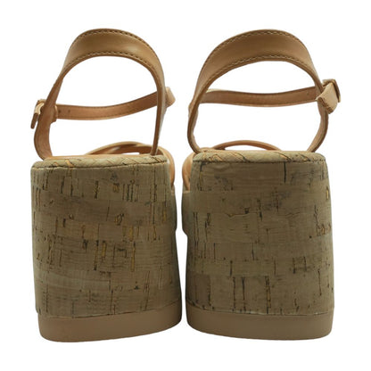 Brown Wedged Sandals