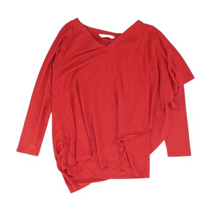 Red Petite Blouse
