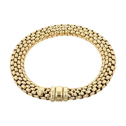18K Yellow Gold Chain Bracelet