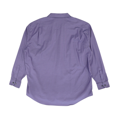 Purple Tall Solid Long Sleeve Button Down