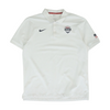 White Solid Short Sleeve Polo
