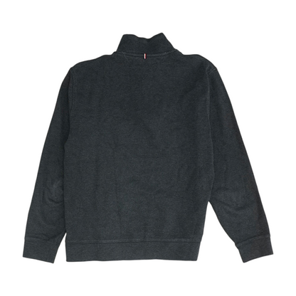 Charcoal Solid 1/4 Zip Pullover