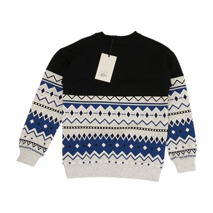 Multi Abstract Sweatshirt Pullover