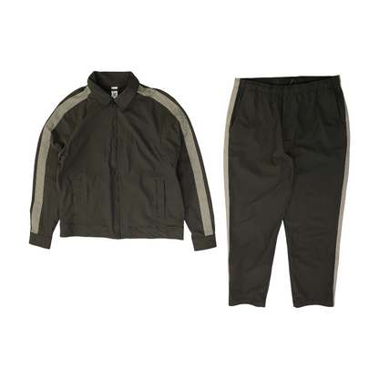 Brown Color Block Active Set