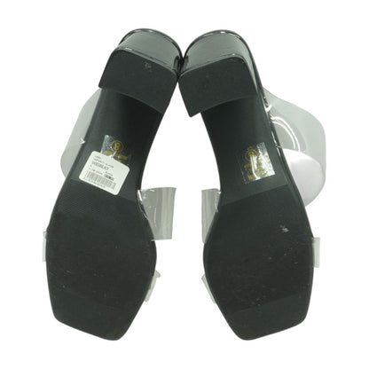 Clear Block Heels