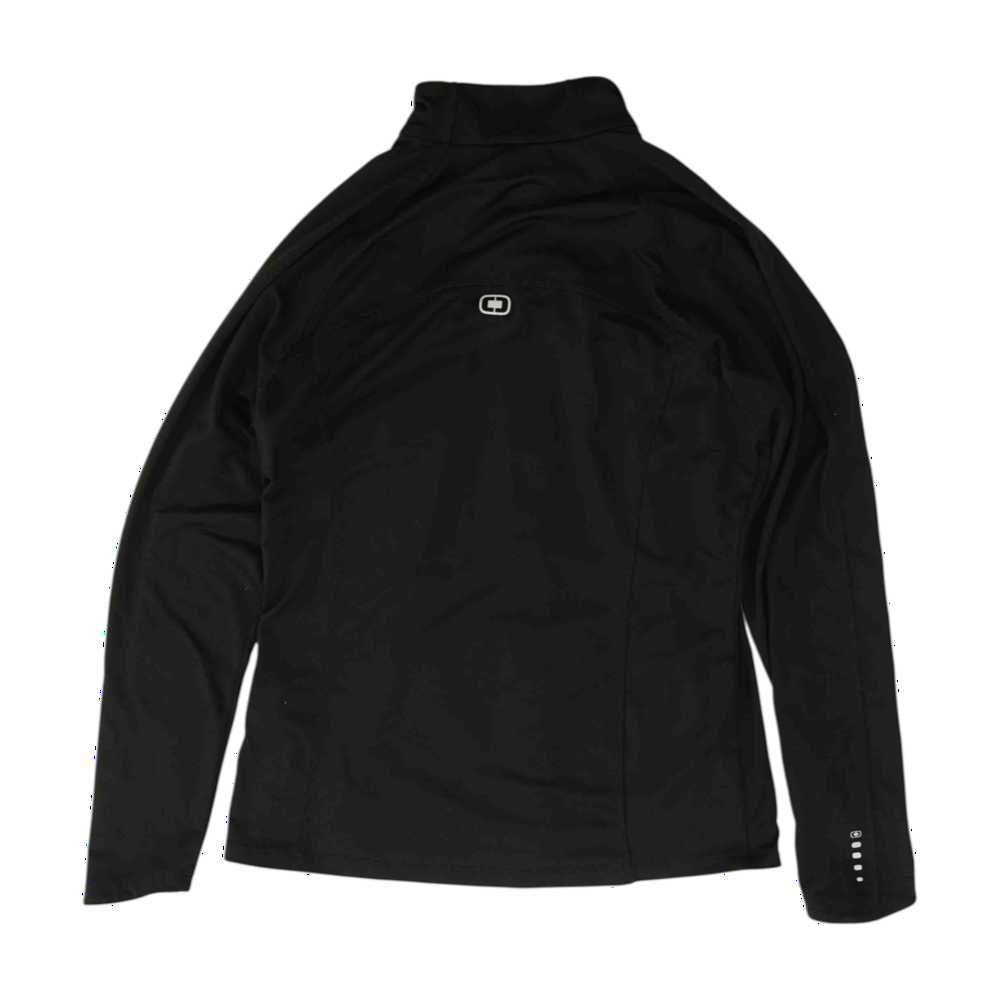 Black Solid Active Jacket