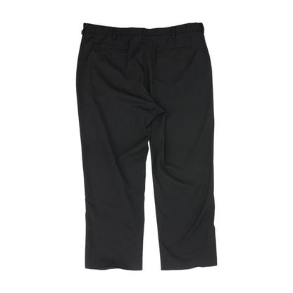 Black Solid Dress Pants