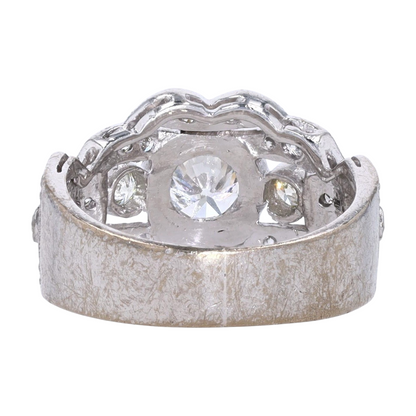 1 1/3 ctw 18K White Gold Diamond Fashion Ring