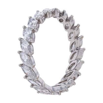 2 ctw 14K White Gold Lab Grown Diamond Band Ring
