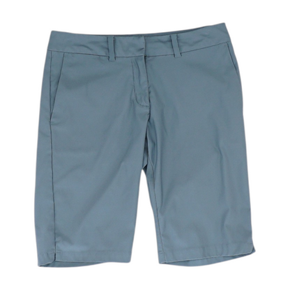 Gray Solid Chino Shorts