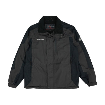 Charcoal Color Block Active Coat