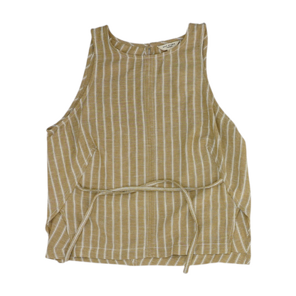 Brown Striped Blouse