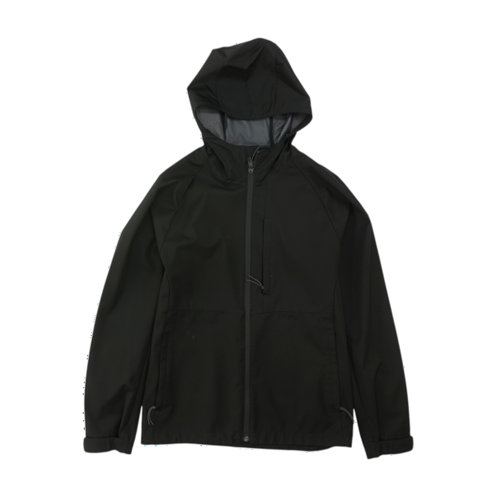 Black Solid Active Jacket