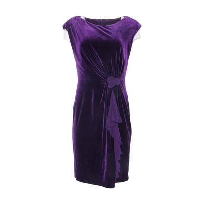 Deep Purple Midi Dress