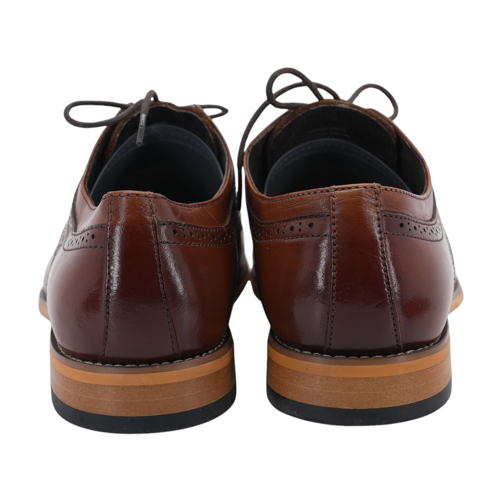 Brown Lace-Up Dress Shoes