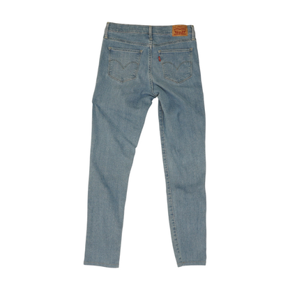 311 Blue Solid Skinny Leg Jeans