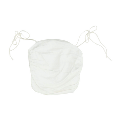 White Cropped Blouse