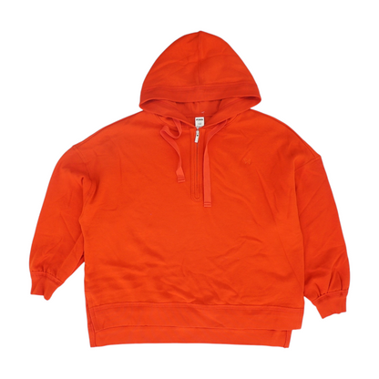 Red Solid 1/4 Zip Pullover