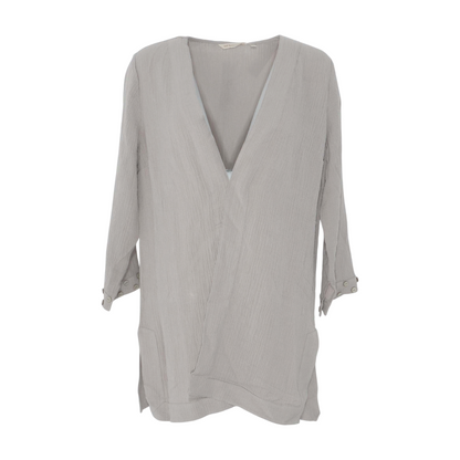 Gray Petite Cardigan Sweater