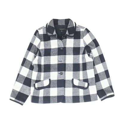 Navy Check Jacket